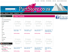 Tablet Screenshot of partstore.co.za